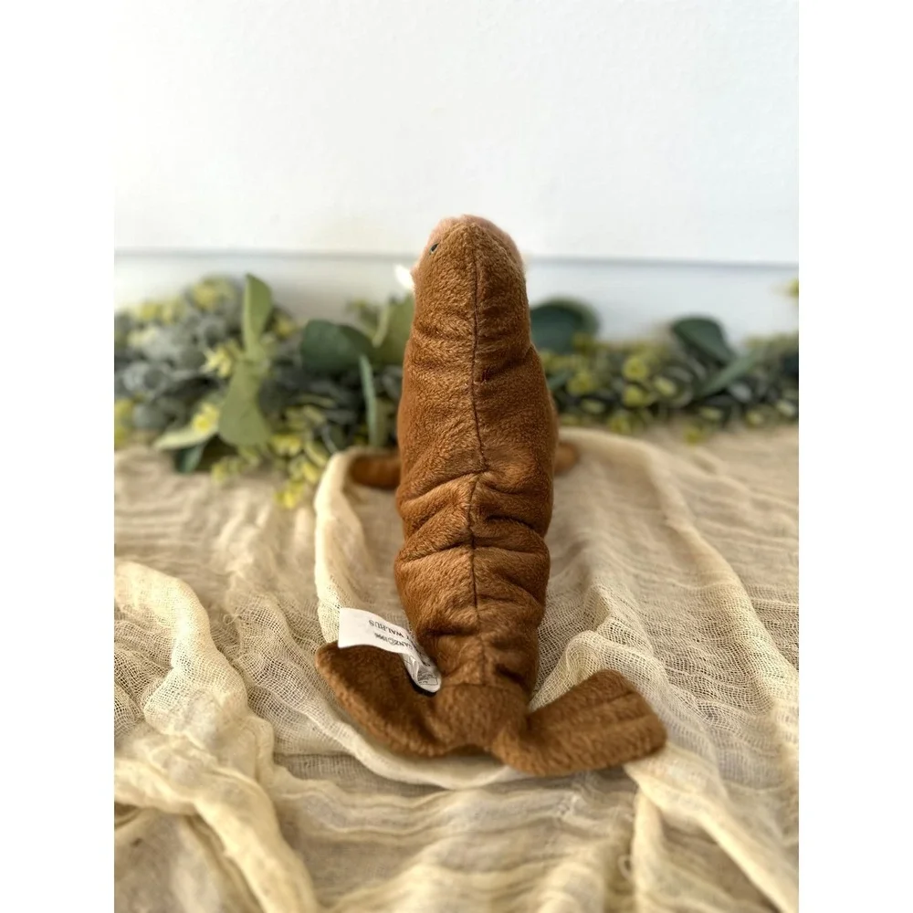 1996‎ Lenny Walrus by Ganz Floppies floppy bean bag plush vintage toy